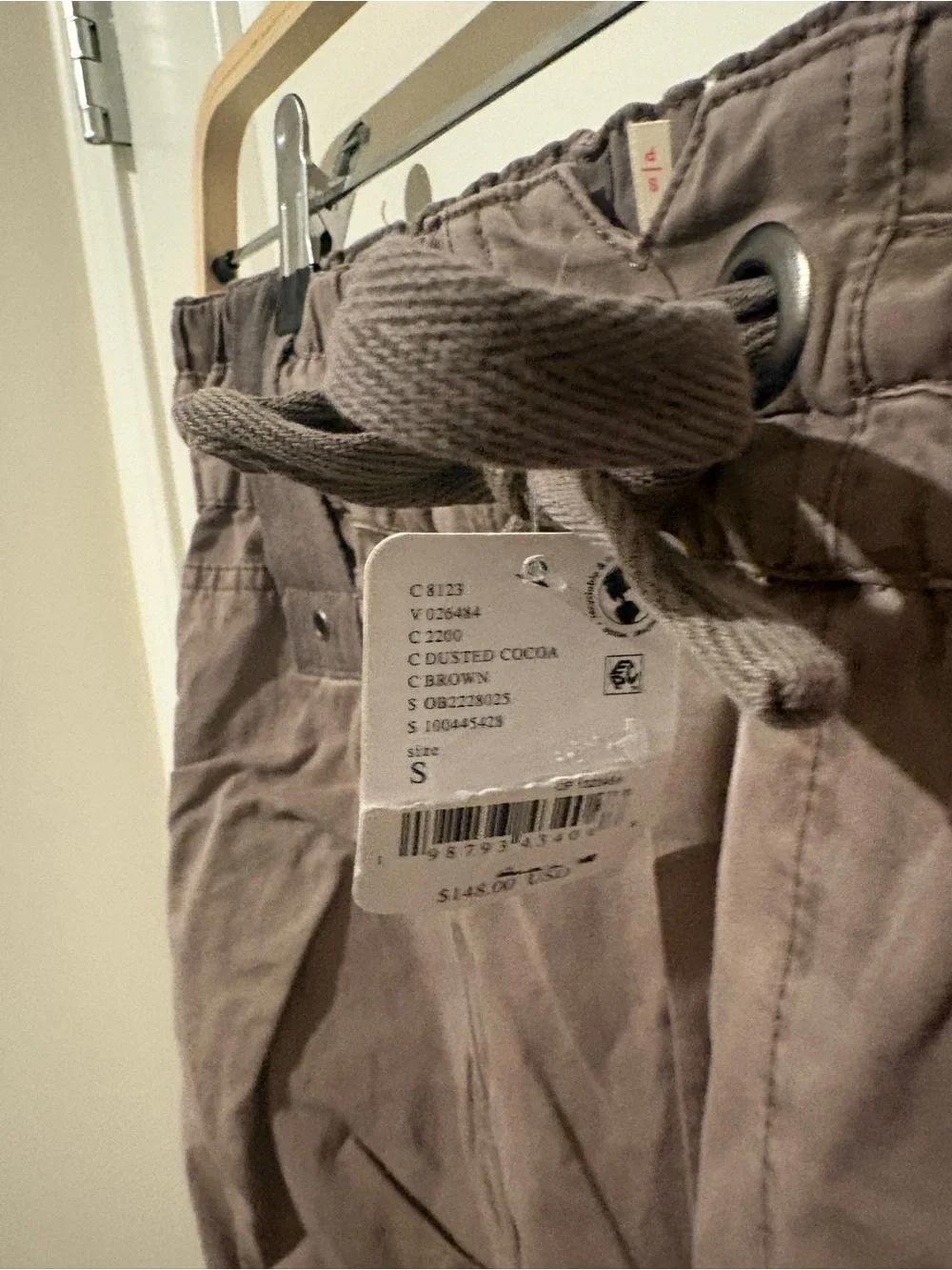 Free People We The Free Onset Pull-On Cargo Pants Small Color: Dusted Cocoa NWT - Picture 6 of 6